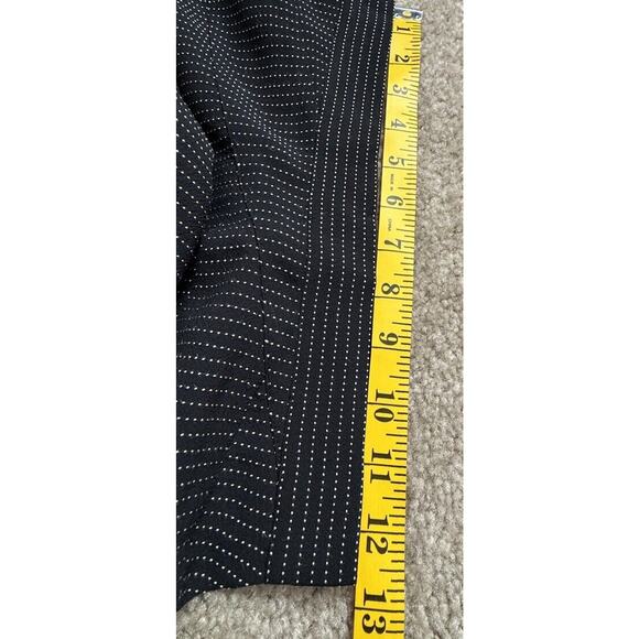 Lagerfeld Pinstripe Pencil Black Check Mini Skirt Waist Size 25” New - Picture 9 of 10